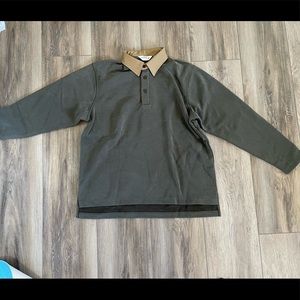 Men’s Orvis long sleeve fleece collared shirt